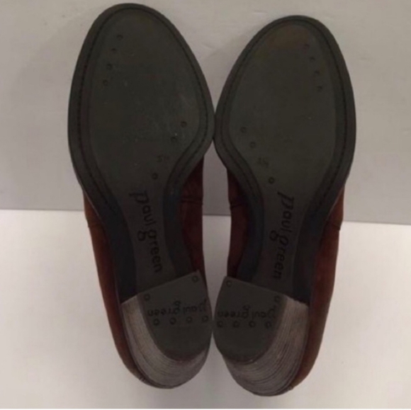 Paul Green Jules Brown Suede Ankle Booties 6.5 ** fits like a 7 US ** - Picture 9 of 9